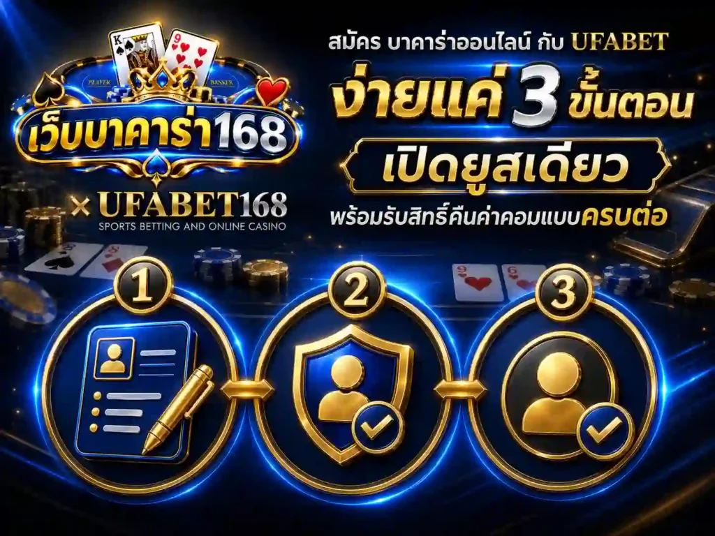 สมัคร บาคาร่าออนไลน์ กับ UFABET รับสิทธิ์ คืนค่าคอม ครบทันที