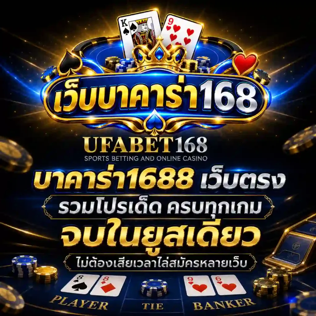 บาคาร่า1688 เว็บตรง ของเครือ รวมโปร บาคาร่า